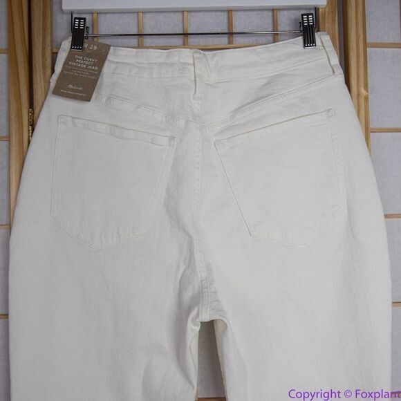 NEW Madewell The Curvy Perfect Vintage Jean tile‎ white, 29 - Picture 8 of 15